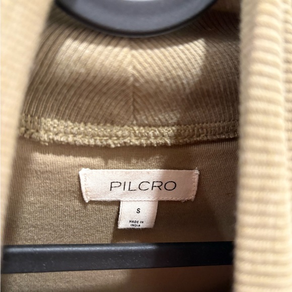 Pilcro by Anthropologie Funnel Neck Bubble Hem Sweatshirt Size Small - Picture 3 of 7